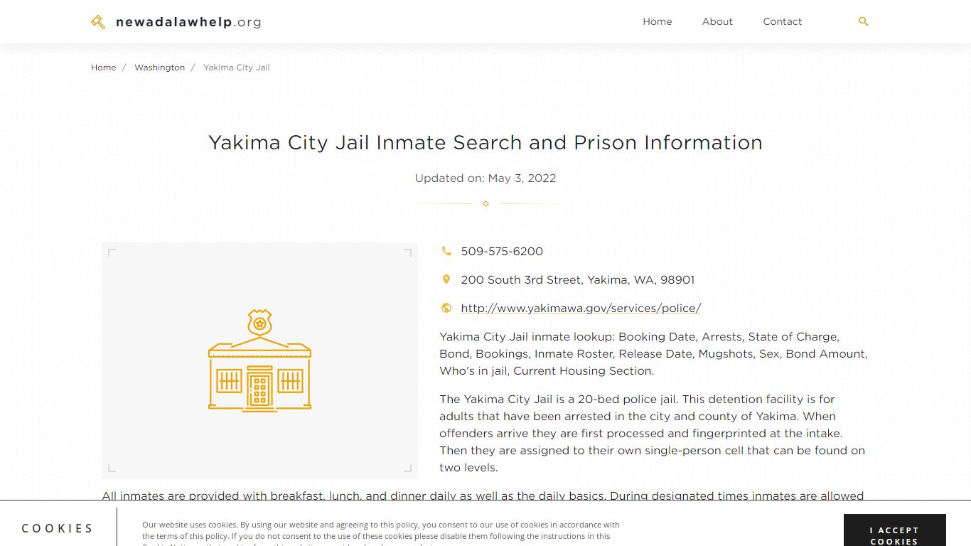 Yakima City Jail Inmate Search, Visitation, Phone no ...